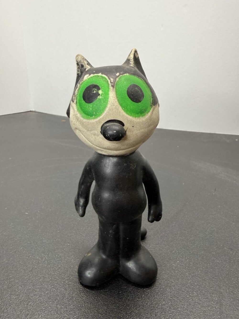 1960's Vintage Felix The Cat Productions Eastern Moulded Prod Rubber Squeeze Toy